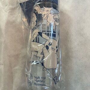 Pokemon natural history museum London water bottle NEW